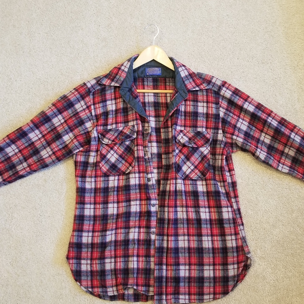 70's Pendleton wool flannel size L